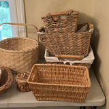 Assorted Woven Storage and Decorative Baskets - thumbnail 2 of 11