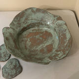 Ceramic Serving Bowl and Three Coasters - thumbnail 2 of 9