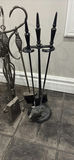Metal Fireplace Log Holder and Fireplace Tool Sets - thumbnail 7 of 9