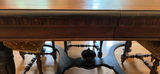 Antique Style Wooden Dining Table and Four Carved Chairs - thumbnail 14 of 21