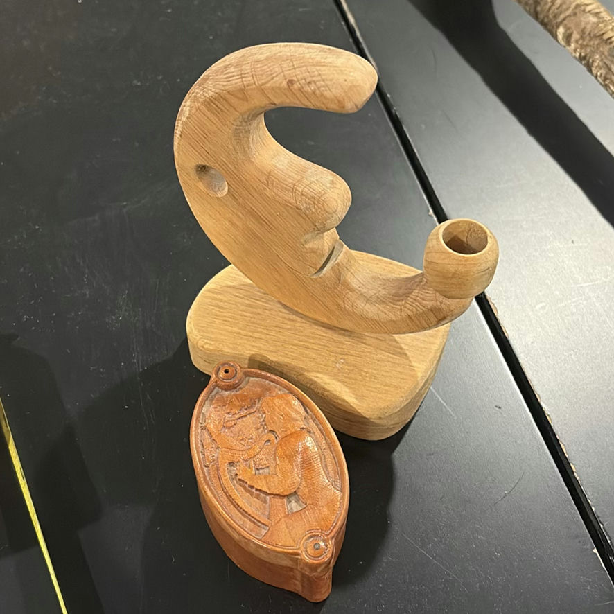 Assorted Wooden Decorative and Storage Items - image 6 of 10