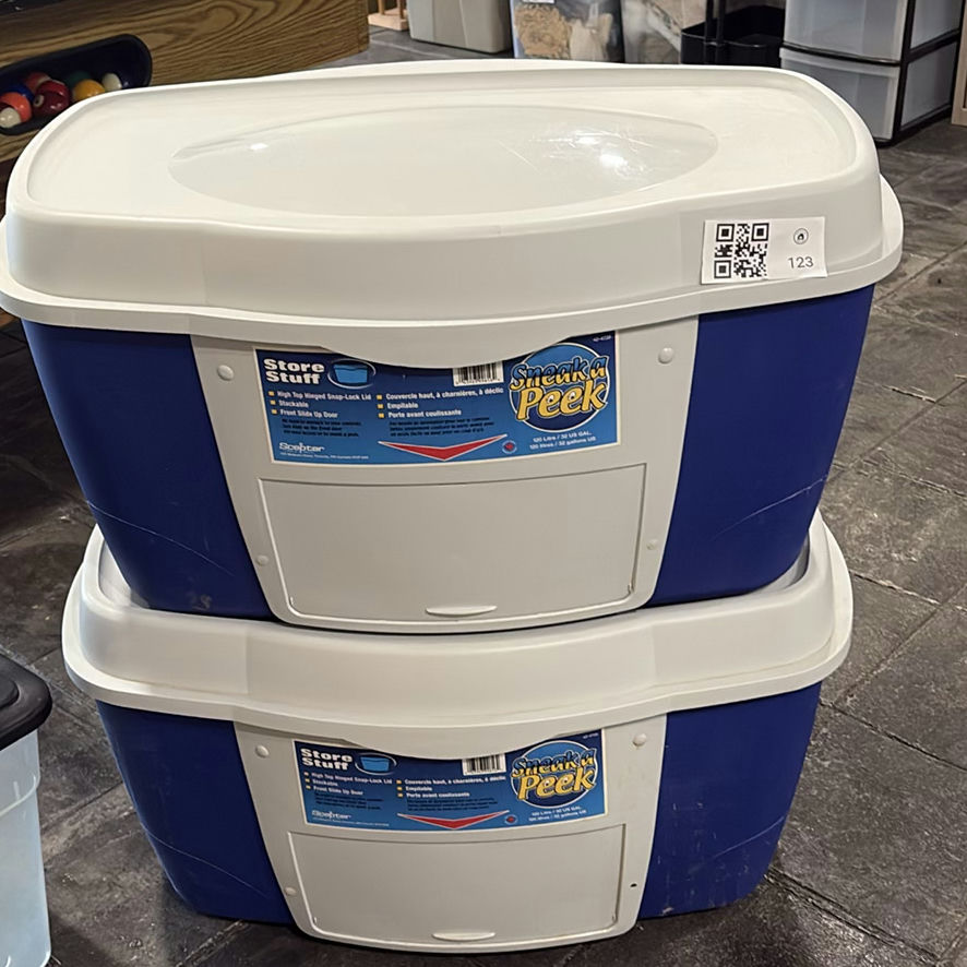 Plastic Storage Totes and Storage Bins with Lids - image 7 of 10