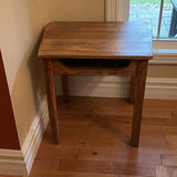Wooden Side Table Desk - thumbnail 1 of 10