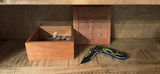 Folding Pocket Knife & Wooden Box With Change - thumbnail 1 of 10