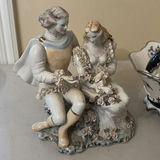 Porcelain Figurine and Decorative Basket - thumbnail 2 of 13