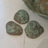 Ceramic Serving Bowl and Three Coasters - thumbnail 5 of 9