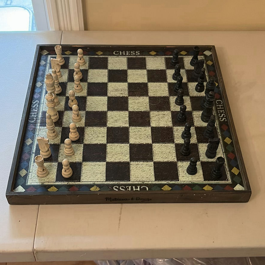 Melissa & Doug Wooden Chess Set - image 1 of 7