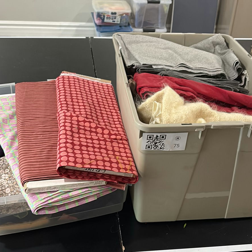 Assorted Fabric and Textile Pieces - image 1 of 7