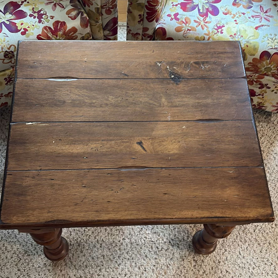 Two Wooden Side Tables - image 2 of 7