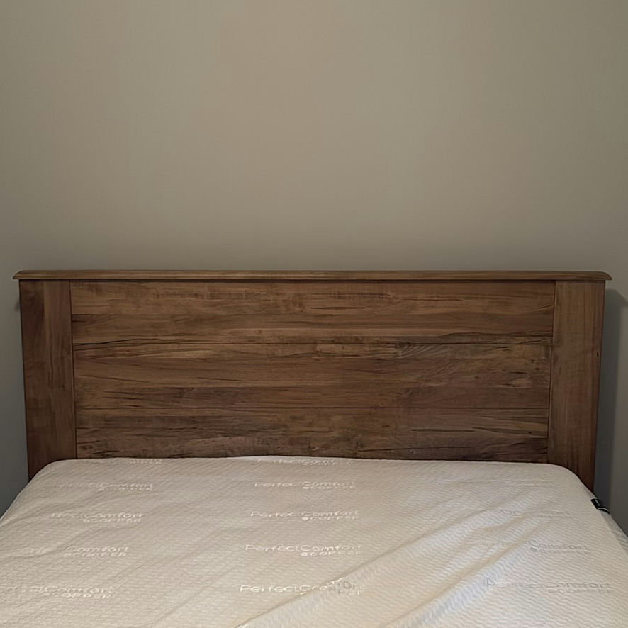 Wood Queen Bed Frame with Mattress - image 12 of 13