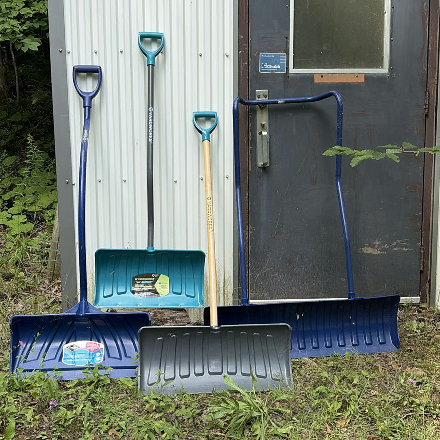 Snow Pushers and Garden Rake And Pole Trimmer - image 2 of 11