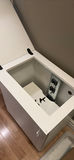 White Sewing Machine Cabinet - thumbnail 2 of 10