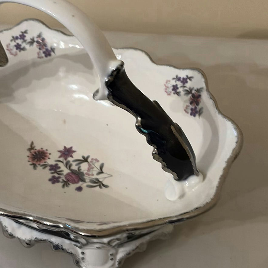 Porcelain Figurine and Decorative Basket - image 10 of 13