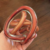 Abstract Glass Knot Sculpture - thumbnail 5 of 8