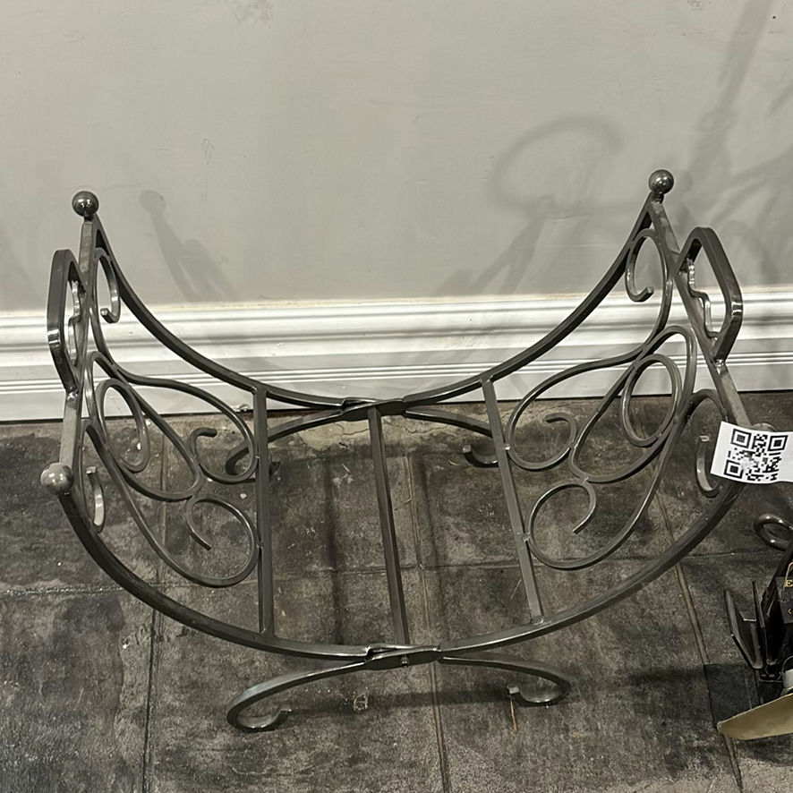Metal Fireplace Log Holder and Fireplace Tool Sets - image 3 of 9
