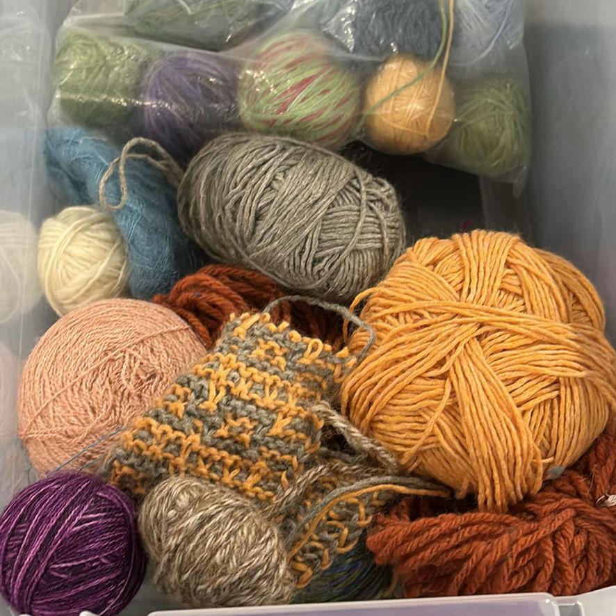 Assorted Fine Yarn and Specialty Fiber Yarn Lot - image 6 of 11