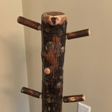 Handmade Rustic Wooden Coat Rack Stand - thumbnail 8 of 9