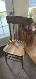 Three Press Back Wooden Dining Chairs - thumbnail 9 of 16