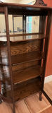Antique Wooden Curio Cabinet with Glass Doors - thumbnail 7 of 11