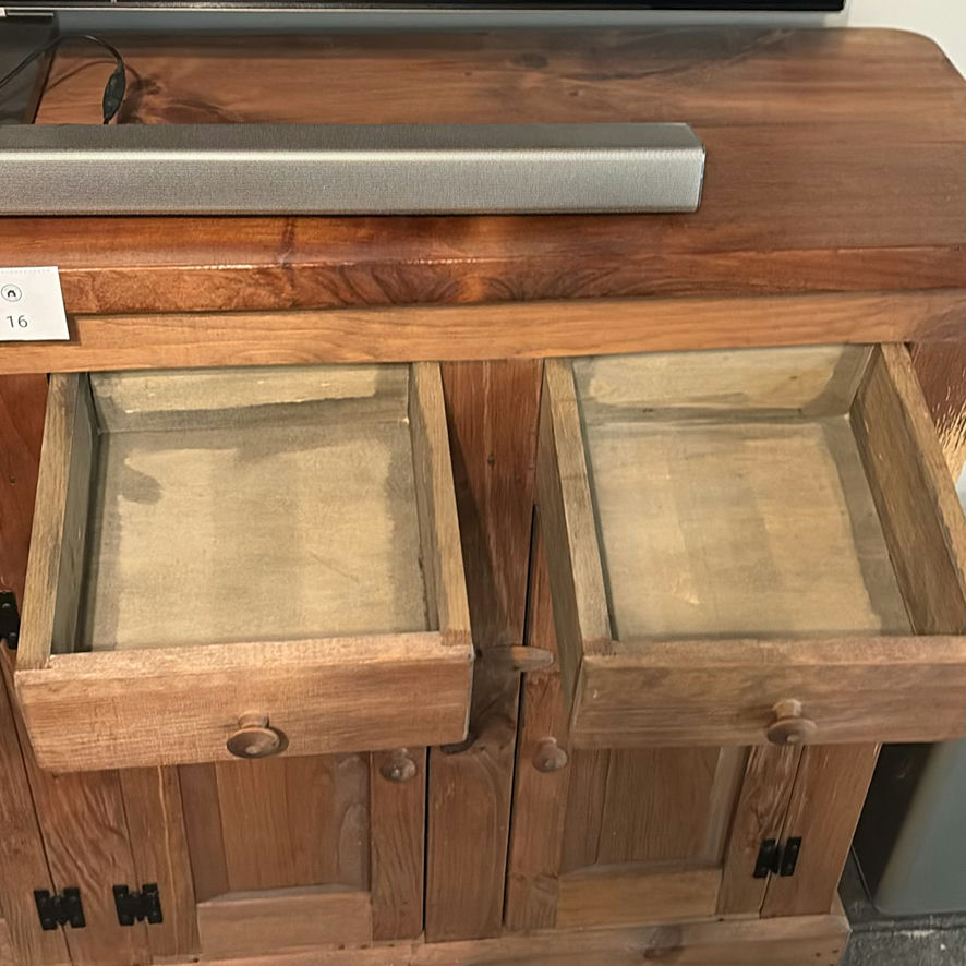 Wooden Sideboard Cabinet with Drawers and Doors - image 5 of 13