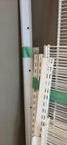 White Wire Closet Shelving System Components - thumbnail 6 of 11