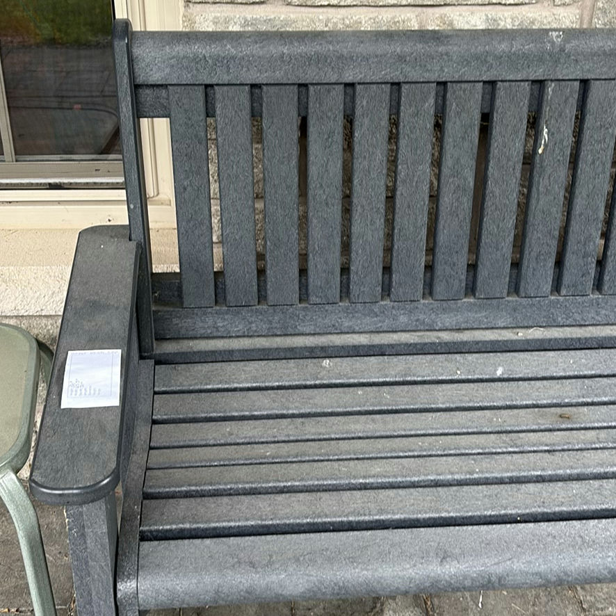 Gray Outdoor Bench - image 9 of 10
