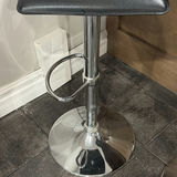 Set of Three Black Adjustable Bar Stools - thumbnail 5 of 8