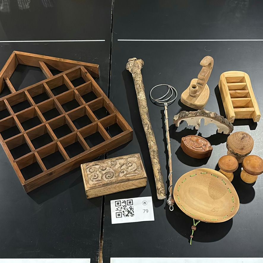 Assorted Wooden Decorative and Storage Items - image 1 of 10