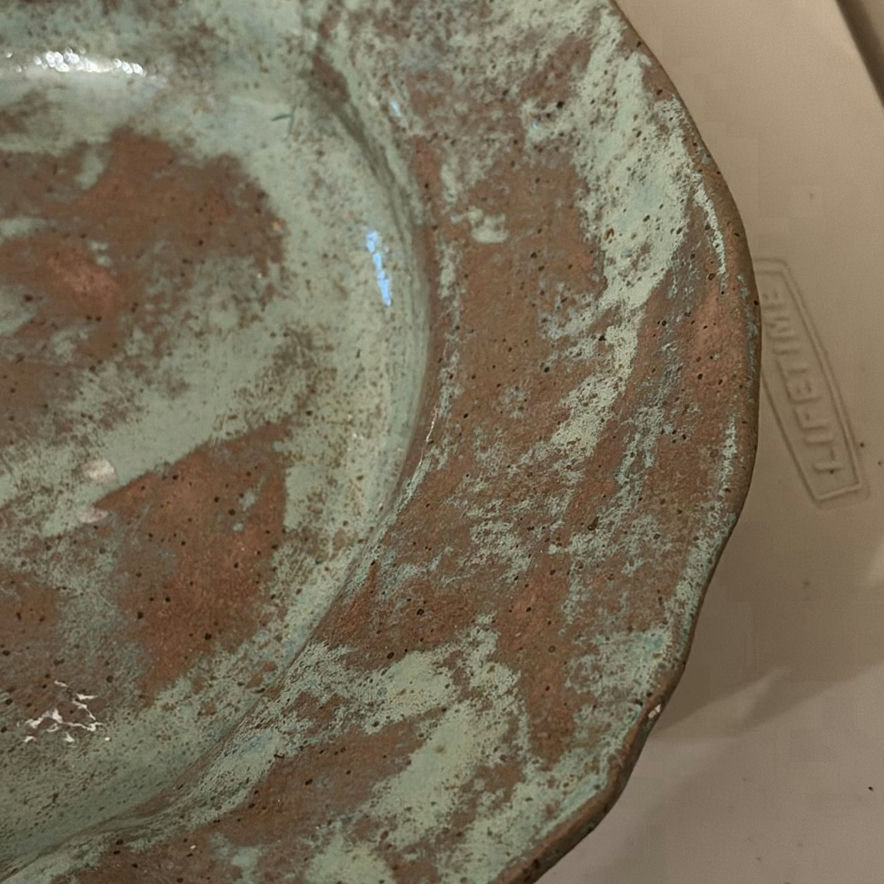 Ceramic Serving Bowl and Three Coasters - image 3 of 9