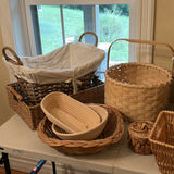 Assorted Woven Storage and Decorative Baskets - thumbnail 3 of 11