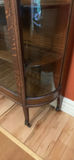 Antique Wooden Curio Cabinet with Glass Doors - thumbnail 9 of 11
