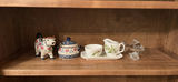 Ceramic Decorative Kitchenware and Glass Fish Figurine - thumbnail 1 of 11
