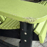 Green Adirondack Rocking Chair with Ottoman - thumbnail 5 of 9
