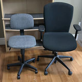 Two Rolling Office Chairs - thumbnail 1 of 4