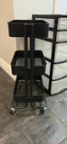 Rolling Utility Cart and Plastic Drawer Storage Unit - thumbnail 3 of 7