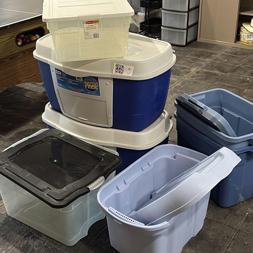 Plastic Storage Totes and Storage Bins with Lids - image 1 of 10