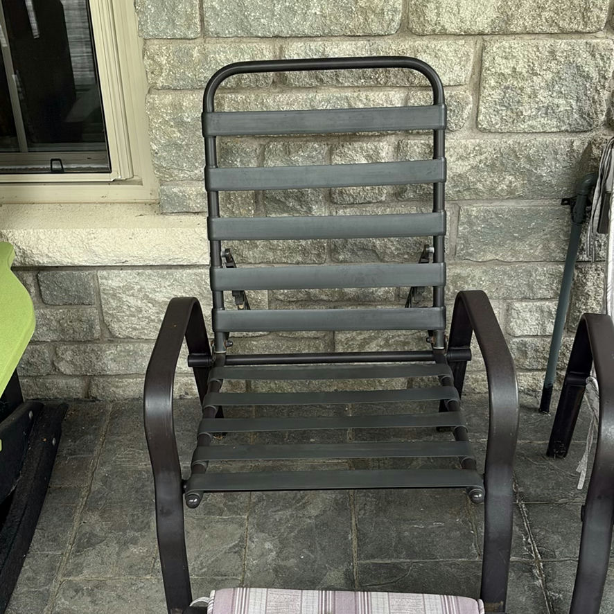 Two Patio Chairs and Two Ottomans - image 8 of 11