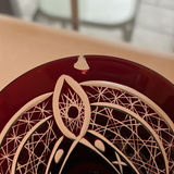 Cut Crystal Ruby Red Glassware Set - thumbnail 12 of 14