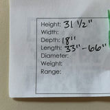 White Fold-Out Sewing Cabinet Table - thumbnail 10 of 10
