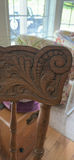 Three Press Back Wooden Dining Chairs - thumbnail 10 of 16