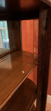 Antique Wooden Curio Cabinet with Glass Doors - thumbnail 8 of 11