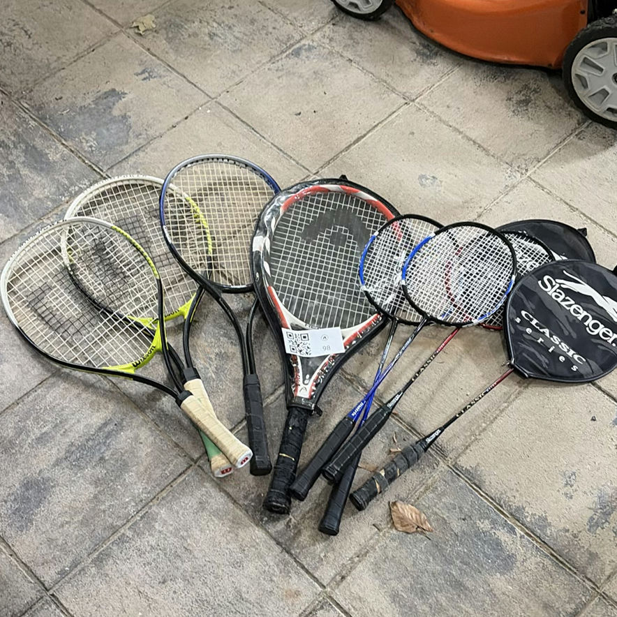 Wilson Tennis and Slazenger Badminton Rackets - image 1 of 12
