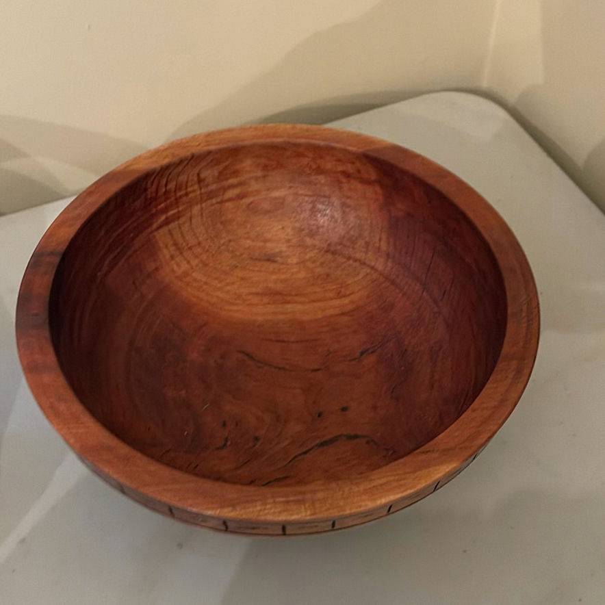 Handcrafted Wooden Basket, Bowl, and Scrapper - image 6 of 15