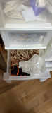 Plastic Drawer Storage Units with Fabric and Sewing Materials - thumbnail 4 of 14
