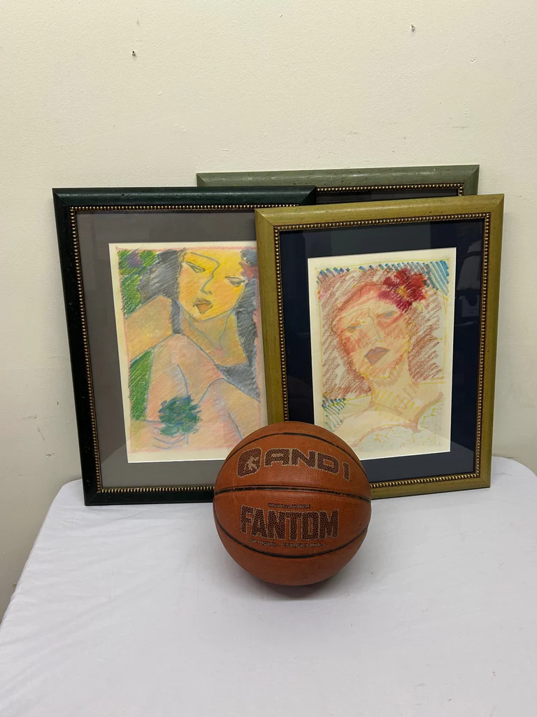 Pastel Portrait Drawings of Women Signed - image 3 of 6