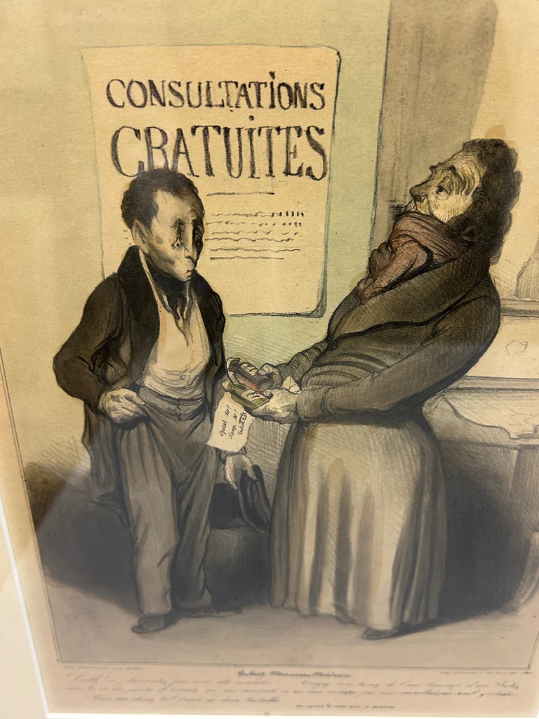 Honroe Daumier French Caricature Lithographs  - image 4 of 6