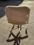 Mid-Century Upholstered Swivel Chair Made in Canada - thumbnail 5 of 6