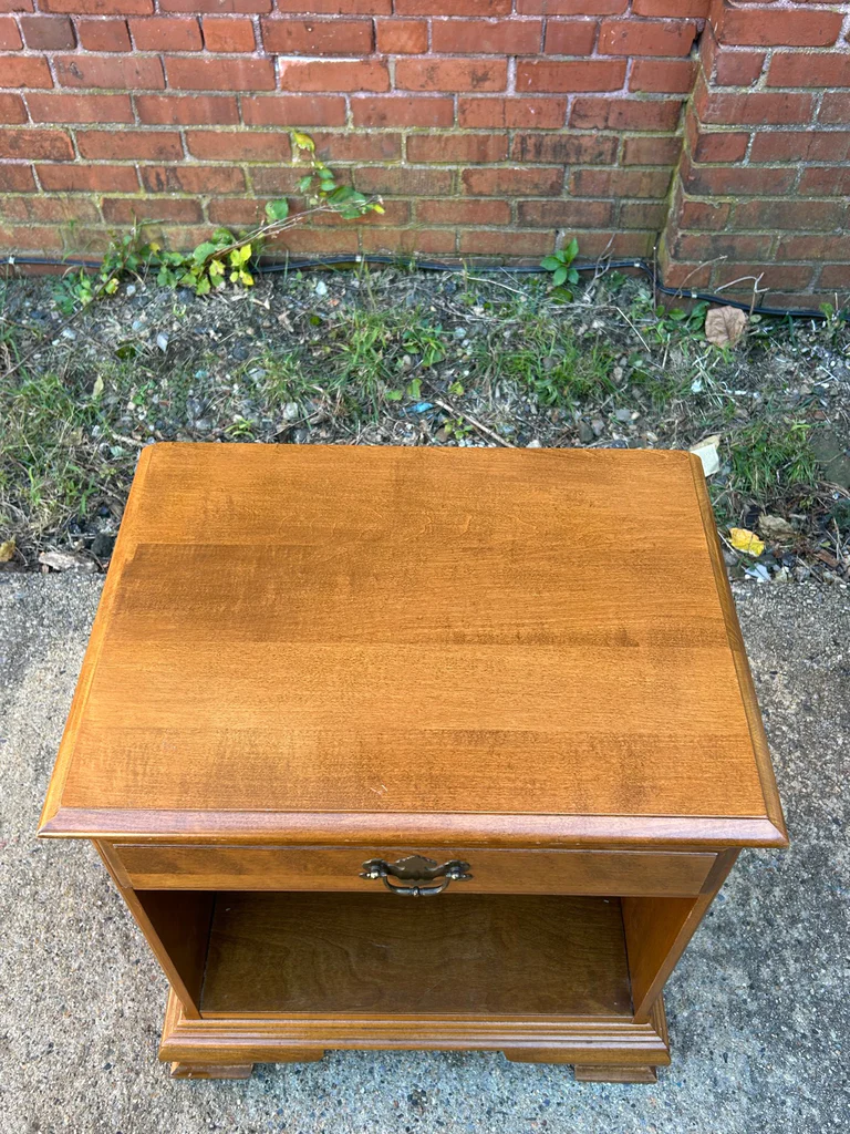 Ethan Allen One Drawer Nightstand - image 3 of 6