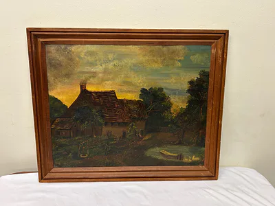 Landscape Oil on Board - Image 1 of 6