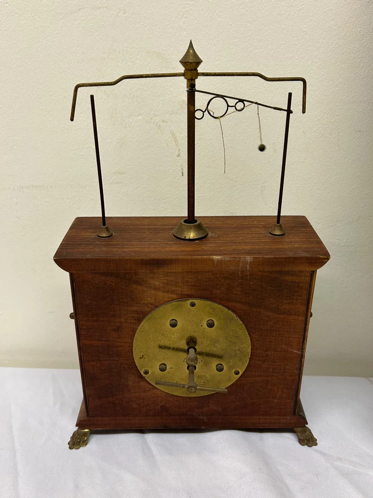 Vintage Mantle Clock & Thermometer - image 6 of 7